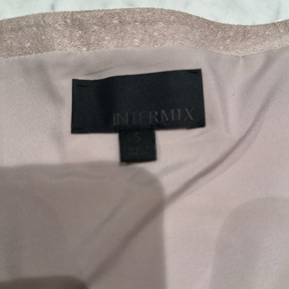 INTERMIX | Tops | Intermix Nora
Suede Top Leather Ruffled Top - Picture 2 of 9